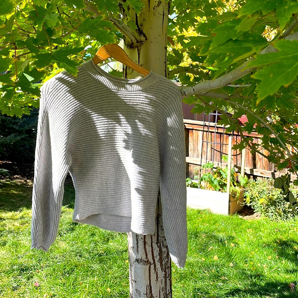 Gray sweater